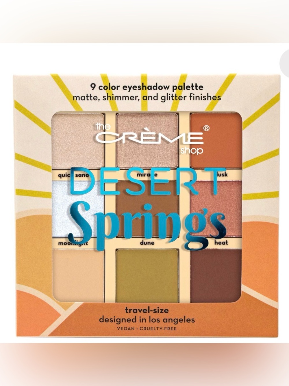 The Crème Shop Desert Springs Eyeshadow Palette